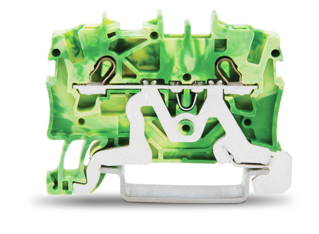 Wago 2conductor ground terminal block 1.5 mm² Earth (100PK)