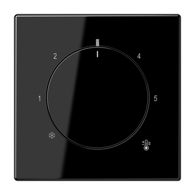 Centre plate with knob room thermostat - LS Range