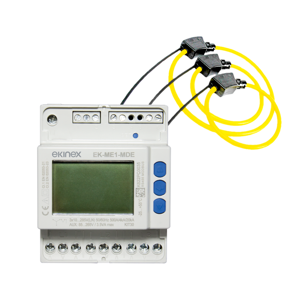 Kit with network analyser and Rogowski coils