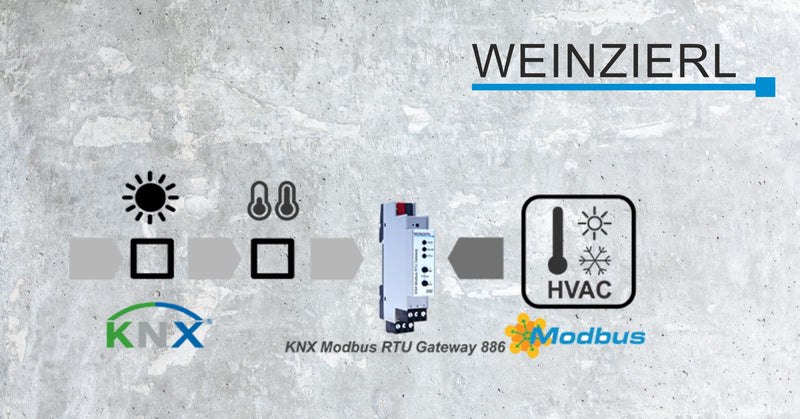 Weinzierl - KNX Modbus RTU Gateway 886