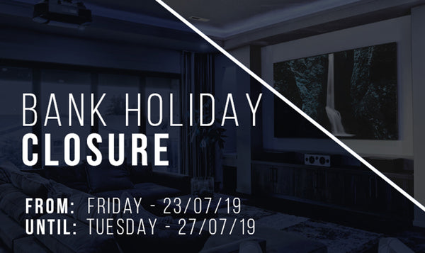 August Bank Holiday Closure