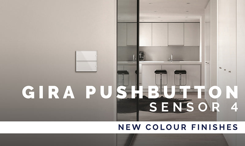 Gira Pushbutton Sensor 4 : NEW Colour Options