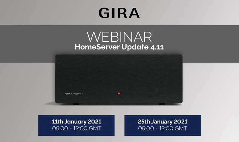 Gira HomeServer Update Webinar – 01/21