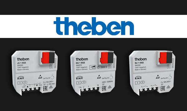 New flush-mounted actuators from Theben