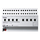 KNX switching actuator, 8-gang 16 A with manual actuation and current measurement for C-loads