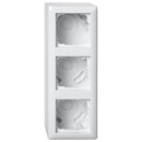 Surface-mounted housing, complete with cover frame for Standard 55