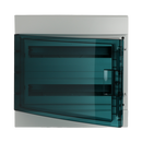 Consumer unit MISTRAL65 transparent door 36M 2F