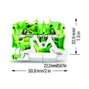 2-conductor ground terminal block 1.5 mm² - Earth (100PK)