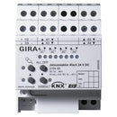 KNX blind actuator, 4-gang DC 24 V with manual actuation