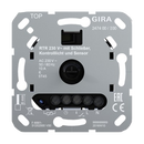 Room temperature controller insert, 230 V~/10 A with NO contact, control light and sensor for electric floor heating