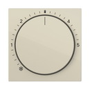 Cover for room temperature controller with control light