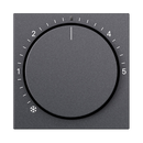 Cover for room temperature controller with control light