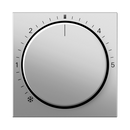 Cover for room temperature controller with control light