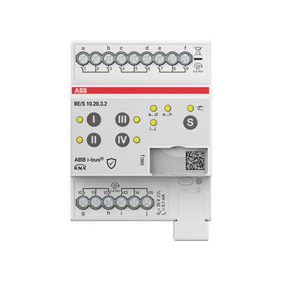 BE/S10.20.3.2 Binary Input, 10-fold, Contact Scanning, Manual Operation, MDRC