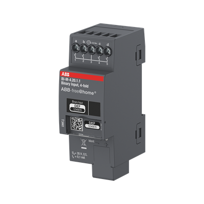 BI-M-4.20.1.1 Binary Input, 4-fold, Contact Scanning, MDRC