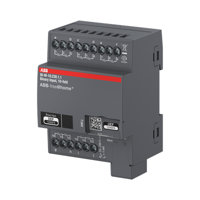 BI-M-10.230.1.1 Binary Input, 10-fold, 10-230 V, Manual Operation, MDRC