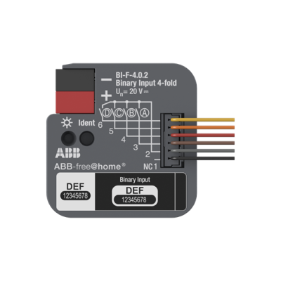 BI-F-4.0.2 Binary Input, 4-fold, FM