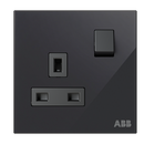 BS SP switched socket outlet 13A - Millenium