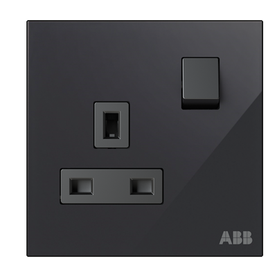 BS SP switched socket outlet 13A - Millenium