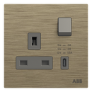 Socket outlet BS with USB - Millenium