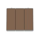 3 gang 2 way switch rocker 10AX