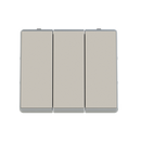 3 gang 2 way switch rocker 16AX