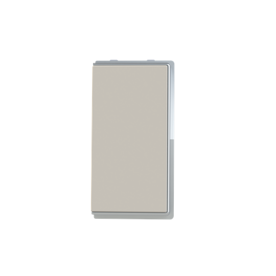1 gang 1 way push button switch 10A - Half rocker size