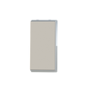 1 gang 1 way push button switch 10A - Half rocker size