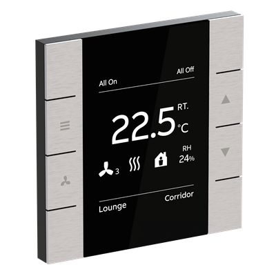 KNX sensor Room Temperature Controller with 2/4-fold control element
