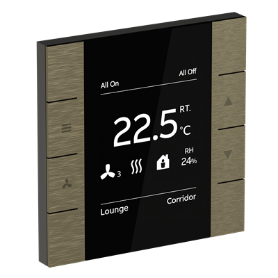 KNX sensor Room Temperature Controller with 2/4-fold control element