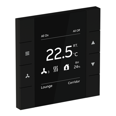 KNX sensor Room Temperature Controller with 2/4-fold control element