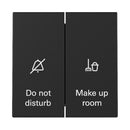 Rocker switch 10 AX 250 V~ with rocker, 2-gang for hotel room status display