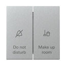 Rocker switch 10 AX 250 V~ with rocker, 2-gang for hotel room status display