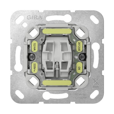 Pushbutton indicator switch insert 10 AX 250 V~ universal off/2-way switch