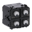 Push Button Sensor - 2 Gang / 2 Ch Switch Actuator - Wireless