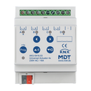 Universal Actuator 4-fold, 4SU MDRC, 16A, 230VAC, 100µF, 15ECG