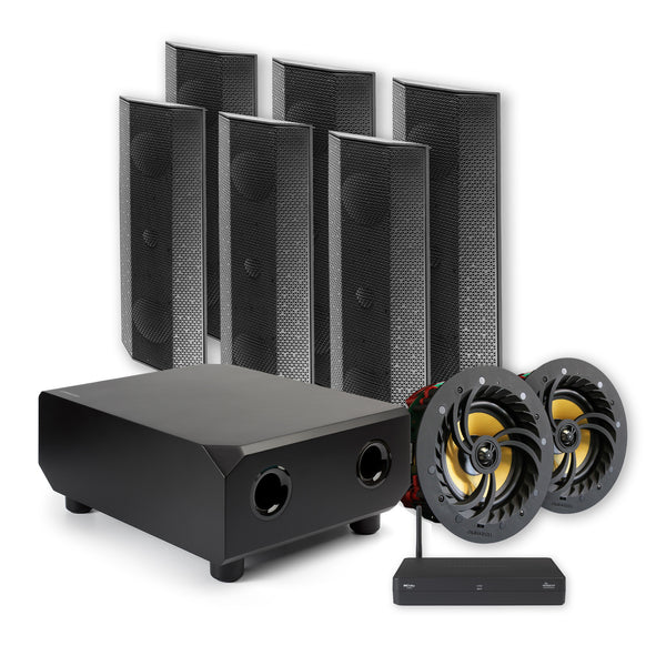 iO1 Wireless 5.1.2 Surround Sound Cinema Kit (With WiSA Cinema Hub)