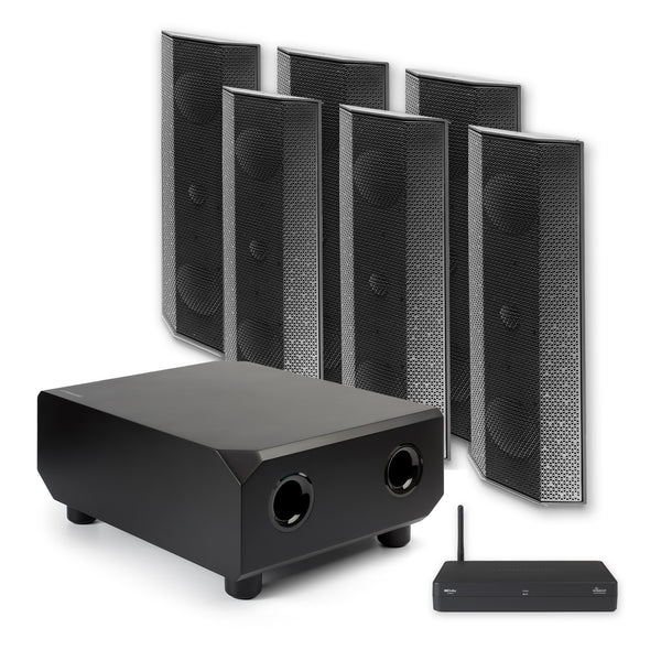 iO1 Wireless 5.1 Surround Sound Cinema Kit - (With WiSA Cinema Hub)