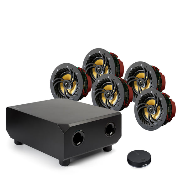Pro Series In-Ceiling 5.1 Surround Sound Cinema Kit (With WiSA SoundSend)