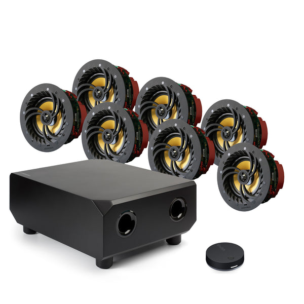 Pro Series In-Ceiling 7.1 Surround Sound Cinema Kit (With WiSA SoundSend)
