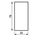Cover suitable for backlighting F50 - LS range