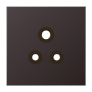 Centre plate for socket insert BS 3171-5 EINS - LS Range