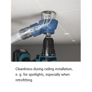 Dust extraction for cavity wall cutters