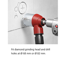 Dust extraction with chuck attachment
