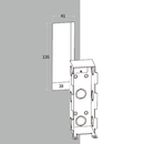 Back Box for Accèdo Key - Slim IP access control reader