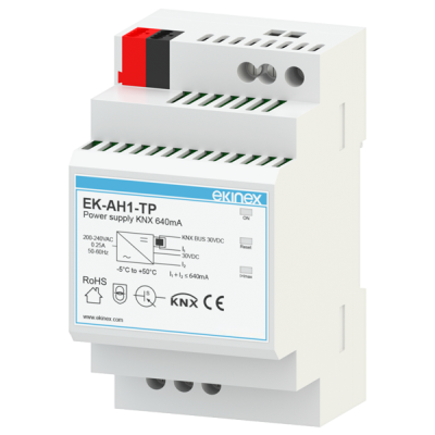 KNX bus power supply 640 mA with 30 Vdc auxiliary output