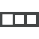 Rectangular 3-fold plate Deep (60x60 | 55x55 | 55x55 mm window) - Fenix NTM