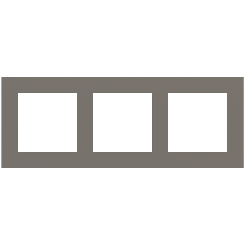 Rectangular 3-fold plate Deep (55x55 | 55x55 | 55x55 mm window) - Fenix NTM