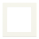 Square plate - window 60x60mm - Plastic - Deep