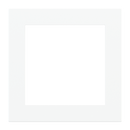 Square plate - window 60x60mm - Plastic - Deep